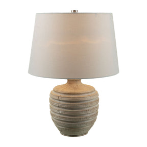 Modern European furniture - Brown Base Linen Table Lamp - www.oroa.com