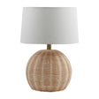 Modern European furniture - Round Rattan Base Table Lamp - www.oroa.com