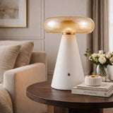 Modern European furniture - Champagne Glass Accent Table Lamp - www.oroa.com