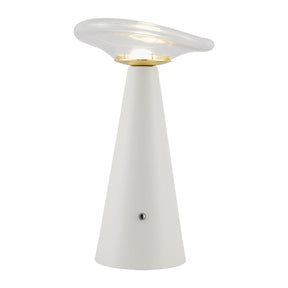 Modern European furniture - Clear Glass Accent Table Lamp - www.oroa.com