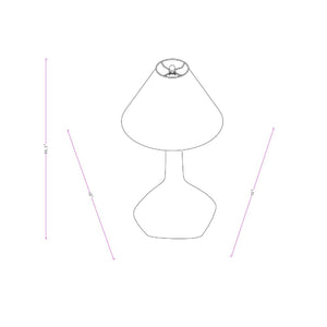   Modern European furniture - Tall Linen Shade Table Lamp - www.oroa.com | Oroa.com