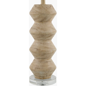   Modern European furniture -  Geometrical Base Linen Table Lamp - www.oroa.com | Oroa.com