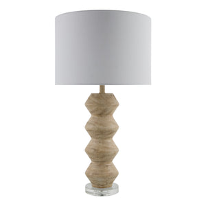   Modern European furniture -  Geometrical Base Linen Table Lamp - www.oroa.com | Oroa.com