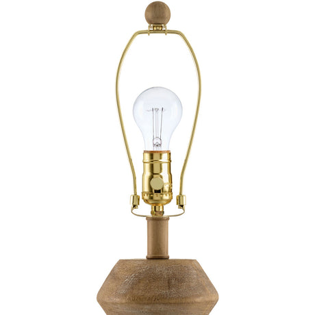 Modern European furniture -  Geometrical Base Linen Table Lamp - www.oroa.com