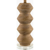Modern European furniture -  Geometrical Base Linen Table Lamp - www.oroa.com