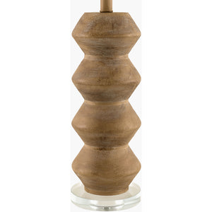   Modern European furniture -  Geometrical Base Linen Table Lamp - www.oroa.com | Oroa.com