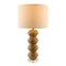 Modern European furniture -  Geometrical Base Linen Table Lamp - www.oroa.com