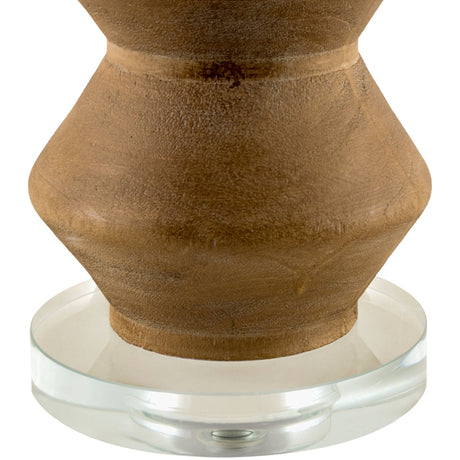 Modern European furniture -  Geometrical Base Linen Table Lamp - www.oroa.com