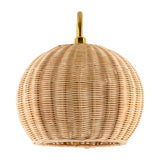Modern European furniture - Round Rattan Wall Lamp - www.oroa.com