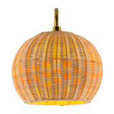 Modern European furniture - Round Rattan Wall Lamp - www.oroa.com