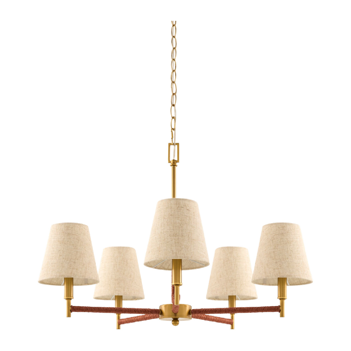   Modern European furniture - Gold Armed Chandelier - www.oroa.com | Oroa.com