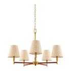 Modern European furniture - Gold Armed Chandelier - www.oroa.com