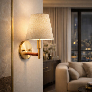   Modern European furniture -  Gold Armed Wall Lamp - www.oroa.com | Oroa.com