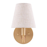Modern European furniture -  Gold Armed Wall Lamp - www.oroa.com