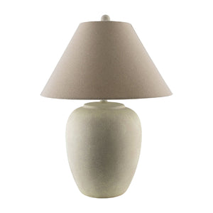  Modern European furniture - Antiqued White Ceramic Table Lamp - www.oroa.com | Oroa.com
