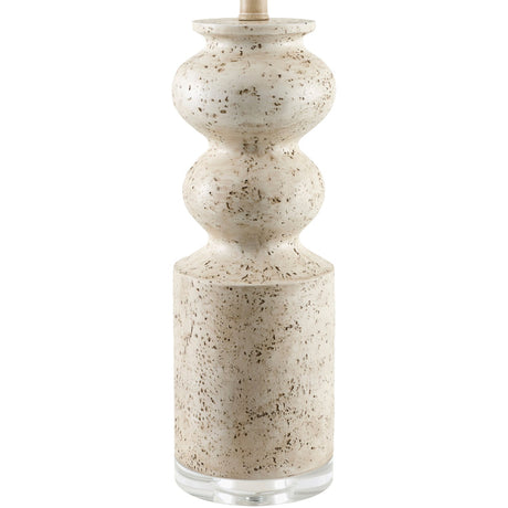 Modern European furniture - Cream Layered Base Table Lamp - www.oroa.com