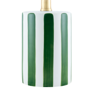  Modern European furniture - Striped Ceramic Linen Table Lamp - www.oroa.com | Oroa.com