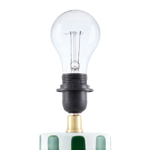   Modern European furniture - Striped Ceramic Linen Table Lamp - www.oroa.com | Oroa.com