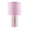 Modern European furniture - Striped Ceramic Linen Table Lamp - www.oroa.com
