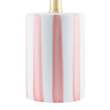 Modern European furniture - Striped Ceramic Linen Table Lamp - www.oroa.com