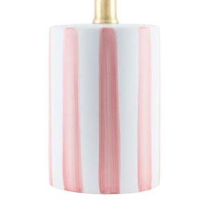   Modern European furniture - Striped Ceramic Linen Table Lamp - www.oroa.com | Oroa.com