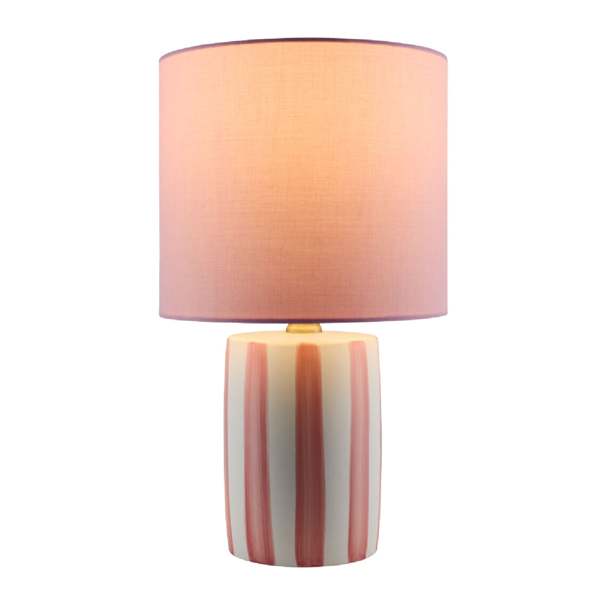   Modern European furniture - Striped Ceramic Linen Table Lamp - www.oroa.com | Oroa.com