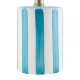 Modern European furniture - Striped Ceramic Linen Table Lamp - www.oroa.com