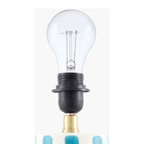 Modern European furniture - Striped Ceramic Linen Table Lamp - www.oroa.com