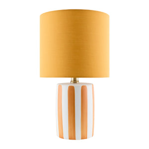  Modern European furniture - Striped Ceramic Linen Table Lamp - www.oroa.com | Oroa.com