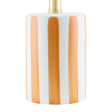 Modern European furniture - Striped Ceramic Linen Table Lamp - www.oroa.com