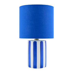   Modern European furniture - Striped Ceramic Linen Table Lamp - www.oroa.com | Oroa.com