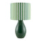 Modern European furniture - Striped Linen Ceramic Table Lamp - www.oroa.com
