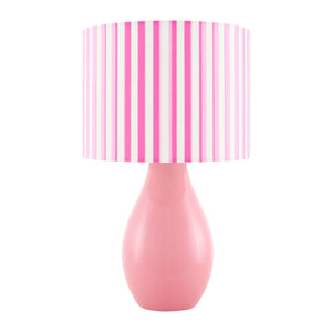   Modern European furniture - Striped Linen Ceramic Table Lamp - www.oroa.com | Oroa.com