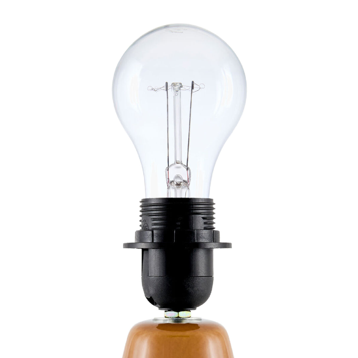   Modern European furniture - Striped Linen Ceramic Table Lamp - www.oroa.com | Oroa.com