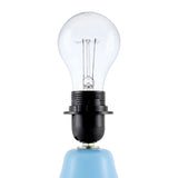 Modern European furniture - Striped Linen Ceramic Table Lamp - www.oroa.com