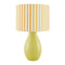 Modern European furniture - Striped Linen Ceramic Table Lamp - www.oroa.com