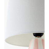 Modern European furniture - Hand-painted Striped Ceramic Table Lamp - www.oroa.com