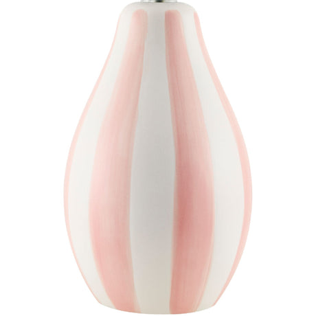 Modern European furniture - Hand-painted Striped Ceramic Table Lamp - www.oroa.com