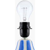 Modern European furniture - Hand-painted Striped Ceramic Table Lamp - www.oroa.com