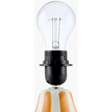 Modern European furniture - Hand-painted Striped Ceramic Table Lamp - www.oroa.com