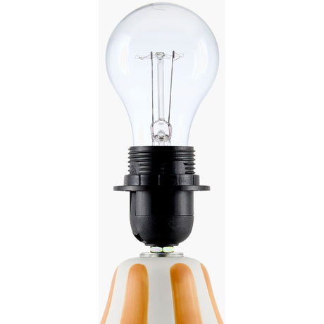 Modern European furniture - Hand-painted Striped Ceramic Table Lamp - www.oroa.com