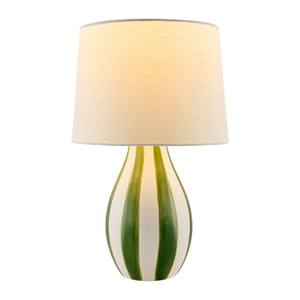   Modern European furniture - Hand-painted Striped Ceramic Table Lamp - www.oroa.com | Oroa.com