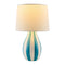 Modern European furniture - Hand-painted Striped Ceramic Table Lamp - www.oroa.com