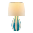 Modern European furniture - Hand-painted Striped Ceramic Table Lamp - www.oroa.com