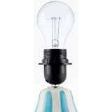 Modern European furniture - Hand-painted Striped Ceramic Table Lamp - www.oroa.com