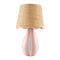 Modern European furniture - Striped Ceramic Seagrass Table Lamp - www.oroa.com
