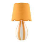 Modern European furniture - Striped Ceramic Seagrass Table Lamp - www.oroa.com