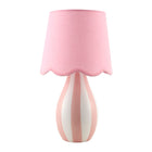 Modern European furniture - Striped Ceramic Seagrass Table Lamp - www.oroa.com