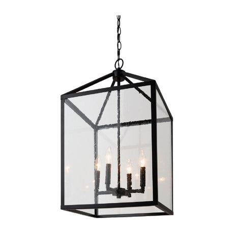 Modern European furniture - Iron-Framed 4-Light Chandelier - www.oroa.com