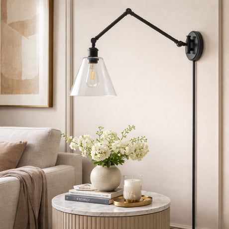 Modern European furniture - Adjustable Iron Arm Wall Lamp - www.oroa.com